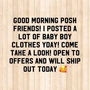 Lots of baby boy clothes